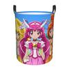 Cure Happy Pretty Beauty Laundry Basket Peace Sunny March Laundry Hamper for Household Items Bathroom Organizer Storage Bins