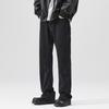 Black Flared Jeans Men's Autumn Trend Brand American High Street Straight Wide Leg Pants Loose Casual Large Size Long Pants