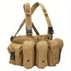 1pz Giubbotto Tattico Militare Camouflage da Caccia per Esterno Wargame Body Armor Molle Chest Rig Portacaricatori Giubbotto da Caccia
