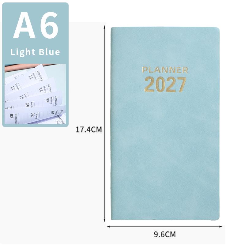 2026 A6 Φορητός Ημερήσιος Προγραμματιστής Αγγλικός: 365 Ημέρες για Διασυνοριακή Διαχείριση Χρόνου