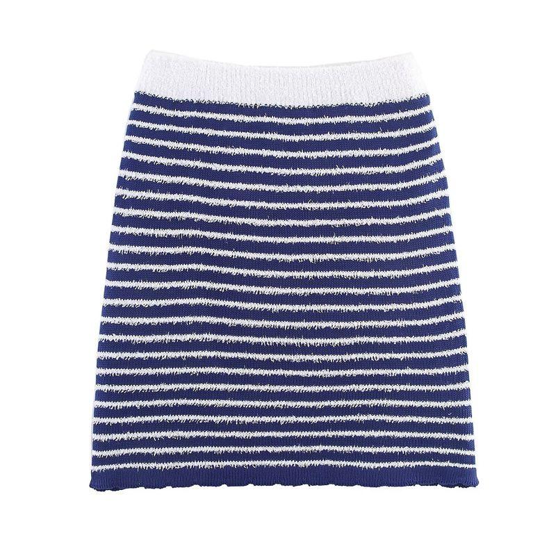 Araltay New Arrival Fashion Style Women's Clothing Fashion All-Match Casual Style Letter Knitted Short-Sleeved Shirt Skirt Outfit