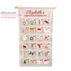 Personalized Advent Calendar Christmas December Countdown Calendar for Boys and Girls Custom Reusable Xmas Calendar Surprise
