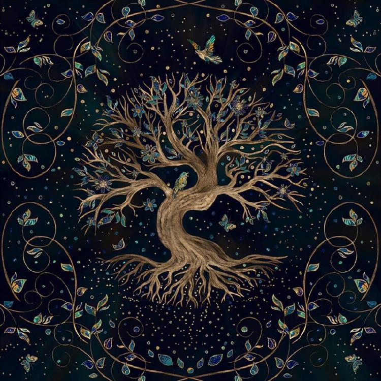 Telo per Tavolo Altaro Tarocchi Astrologici Tappetini per Giochi da Tavolo Tavola Altaro per Divinazioni