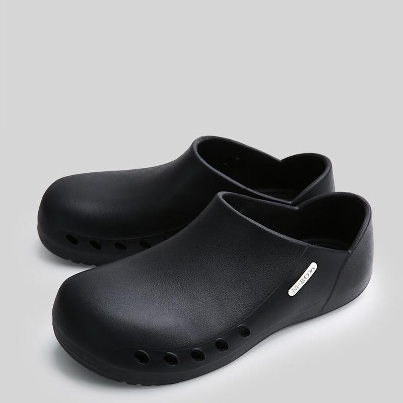 Bofuniao Men s Slip-on Waterproof Non-slip Chef Work Shoes 41