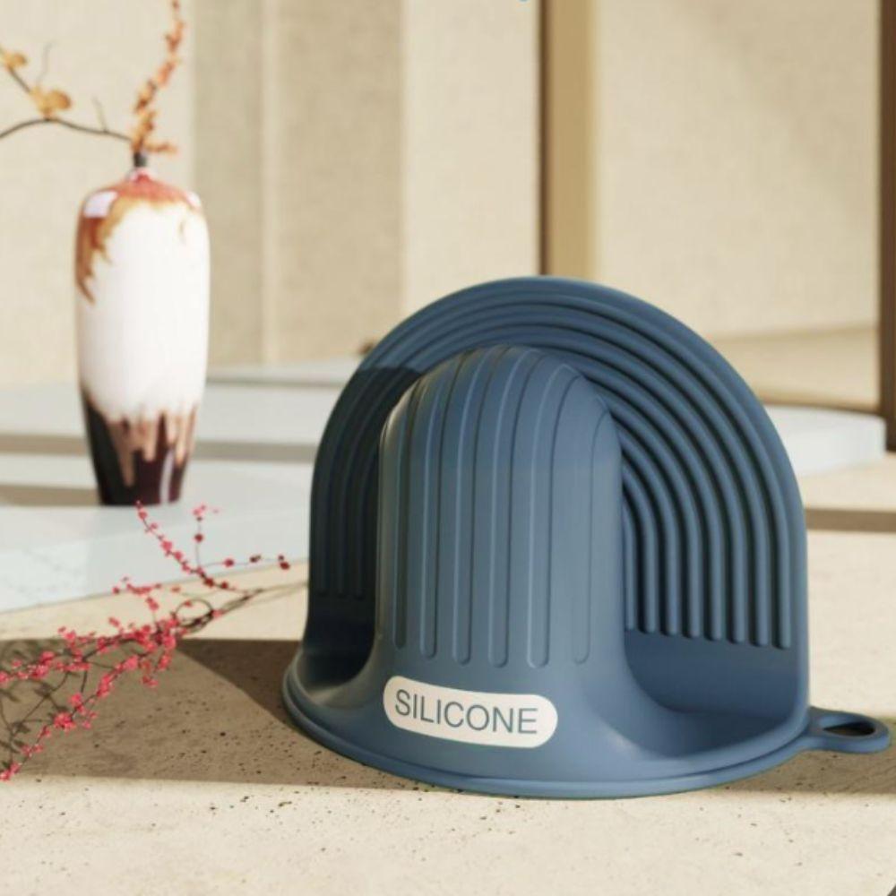 2pcs Non Slip Pinch Mitts Heat Resistant Baking Glove Multifunctional Silicone Oven Mitts Bowl