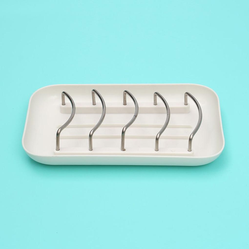 Mini Dish Drying Rack (White) for Dishwasher Sink Organization