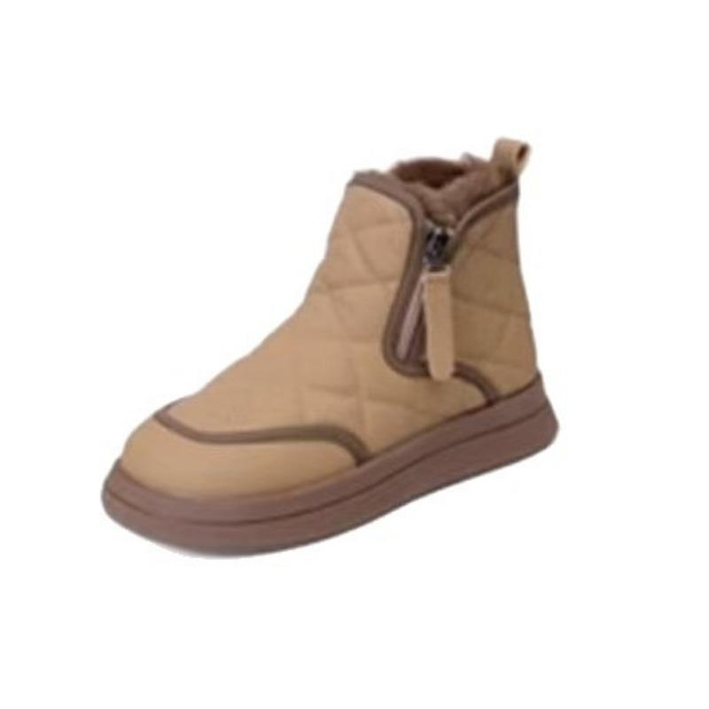 Snow boots women's new winter velvet thickened large cotton shoes non-slip warm short boots