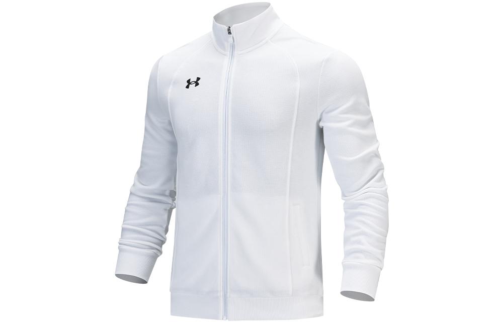 Under Armour Jackets Men s White Stand Collar Moderate Other 21600307-100 XXXL