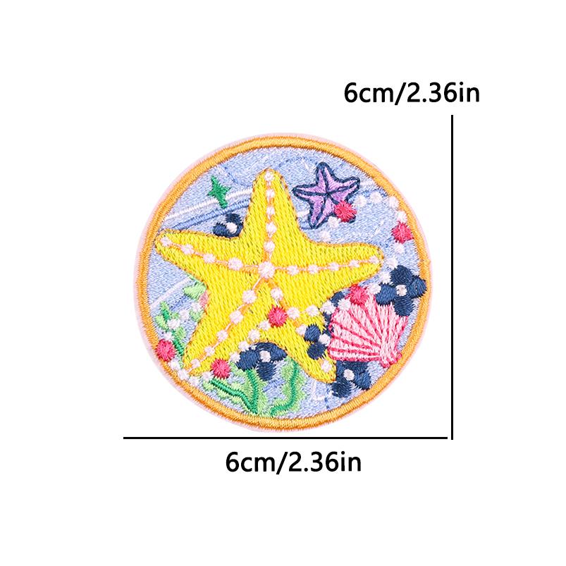 West Cowboys Iron On Patches For Clothing thermoadhesive Patches For Clothes Mushroom Embroidery Patches For Hat/Jeans DIY Badge