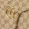 Gucci Borsa a Spalla GG Marmont in Tela Piccola da Donna Sabbia & Marrone 855371-FAF05-9651