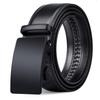 NASEBEMU 2025 Automatic No Genuine Cowhide Suitable for Casual and Work Men's Belt, Locking, Holes, Leather, 3.5cm Wide, Business, Gift-Ready, (125cm)