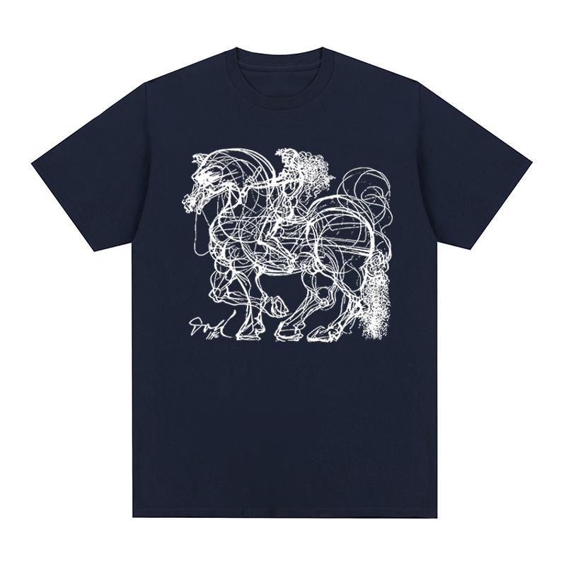 Don Quixote Vintage Tshirt Knight Picasso Art Painting Cotton Men T shirt New Tee Tshirt Womens Tops