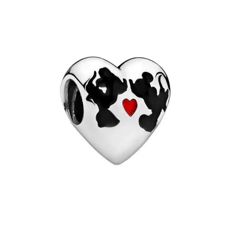 2025 Pandora Alloy Heart Crown Princess Beads Bracelet DIY Jewelry
