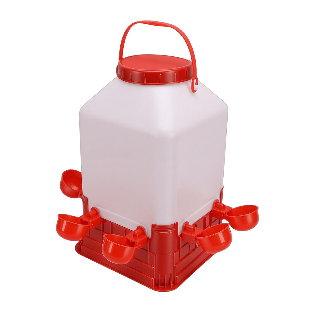 Chick Waterer 10L Large Capacity Chicken Feeder Plastic Poultry Water Fountain for Ducks