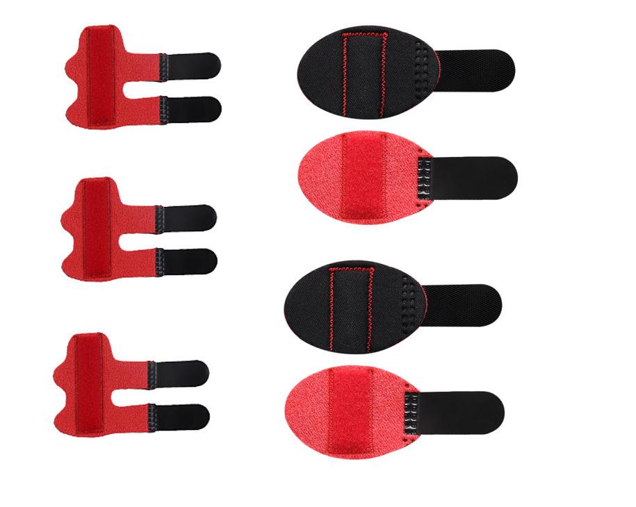 Adjustable Finger Five-piece Set Breathable Correction and Fixation Finger Guard Set Sports Protective Gear with Velcro