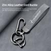 Zinc Alloy Leather Kaychain Car Key Ring Holder Pendent High-end Gifts For Polestar 1 2 Polestar 3 2023 2024 Car Accessory