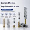 Selbstschneidende Schraube und Dübel-Anker-Set Kohlenstoffstahl Schwerlast Gipskarton Beton Bohrstecker Spreizdübel Befestigungselemente