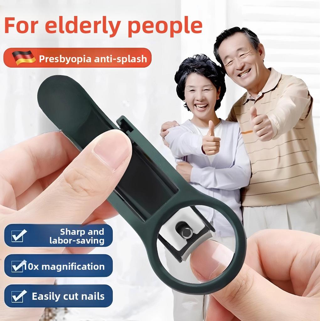 Multifunctional Magnifying Glass Nail Clippers Nail Clippers Elderly and Children Opening Pliers Nail Clippers Anti-splash Nail Clippers