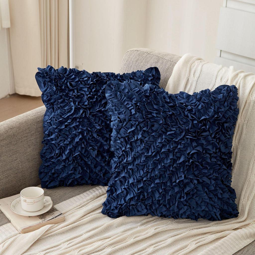 Handmade Embroidered Lace Pillowcase for Sofa or Bedside Cushion