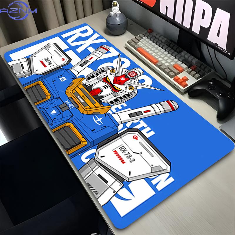 Anime Mouse Pads Popular MMechanical Warrior GGundam Large Xxl Extended Gaming Desk Mat Non Slip Pc Computer Gamer Mouse Pads