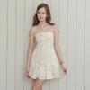 Deondeulob Dd_Tube Pleats Mini Dress_Ivory