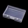 6Pcs Clear PP Plastic Small Storage Box Set Sturdy Eco Friendly Transparent Organizer for Jewelry Beads Coins Crafts Home