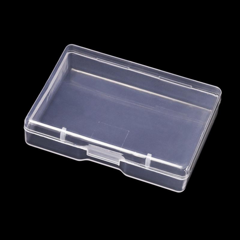 6Pcs Clear PP Plastic Small Storage Box Set Sturdy Eco Friendly Transparent Organizer for Jewelry Beads Coins Crafts Home
