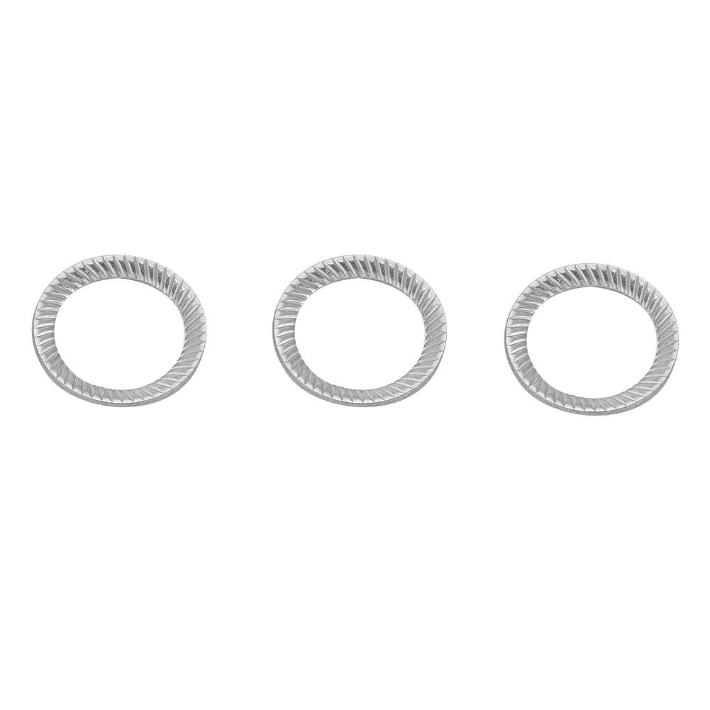 30pcs Stainless Steel Double Side Spring Locking Washer Tool Flat Set DIN9250 M12