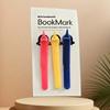 1/3 Pack Bunte Silikon-Lesezeichen, automatische Seitenumblätterer, ein Schülerzubehör für einfaches Lesen und Markieren von Seiten.