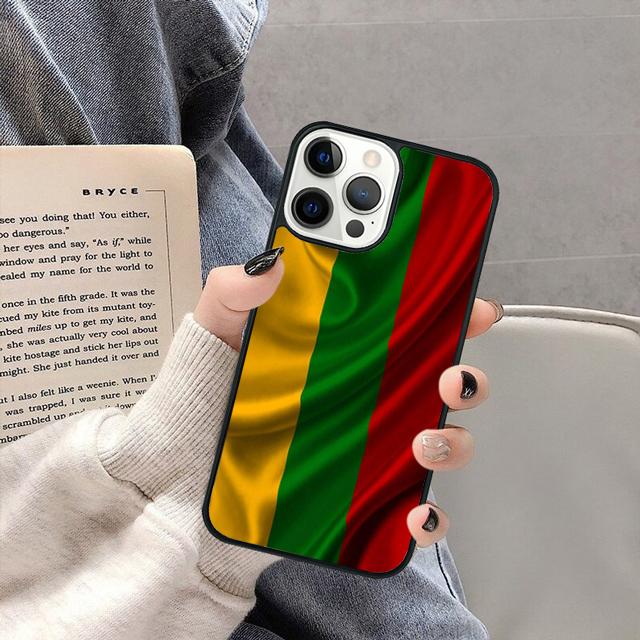 Lithuania Flag Phone Case Cover for iPhone 17 Air 16 16e 15 13 14 11 12 Pro Max Plus Coque Fundas Shell