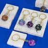 Galaxy D20 Dice Keychain Fashion Keyring Ornament Key Chain Pendant Men Kids Toys Gifts