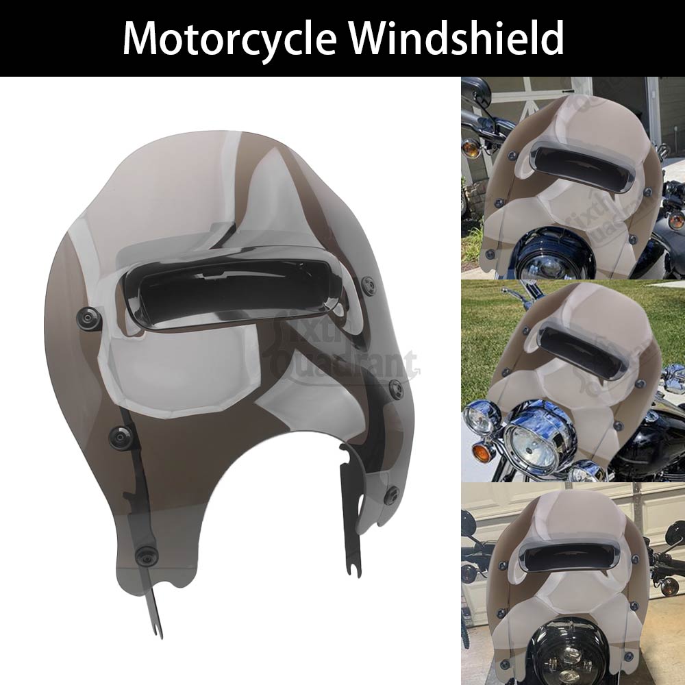 Motorcycle Brown Windshield/Windscreens/Wind Deflectors Kit Plastic Accessory Fit For Harley Road King Special FLHRXS 2021- 2025