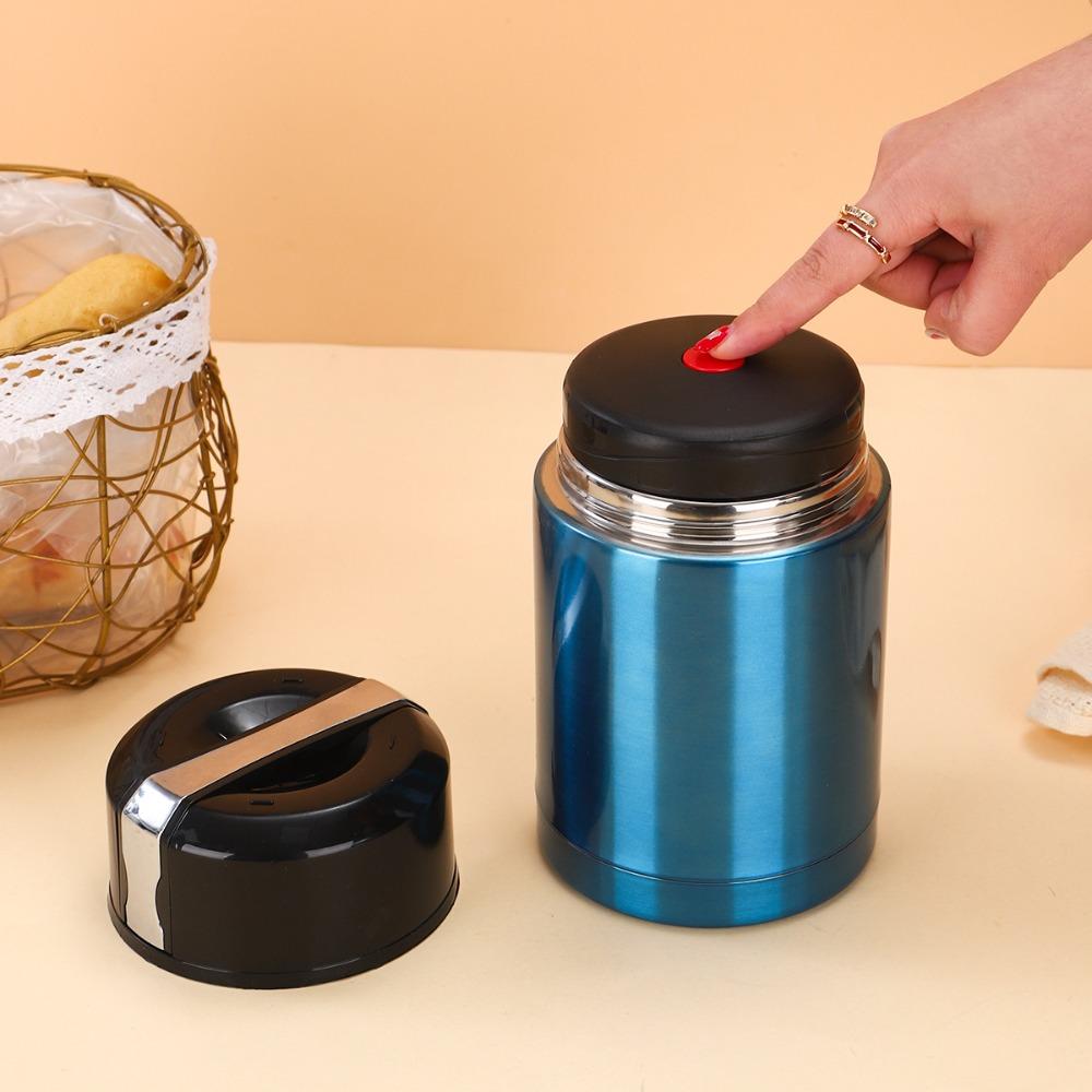 800ml Thermos Food Container Stainless Steel Thermal Cup Breakfast Cup Insulated Soup Jar  Porridge