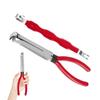 2pcs Electrical Disconnect Pliers Bendable Straight Head Wire Cutters Oil Pipe Disconnecting Pliers Electrical Connector Removal