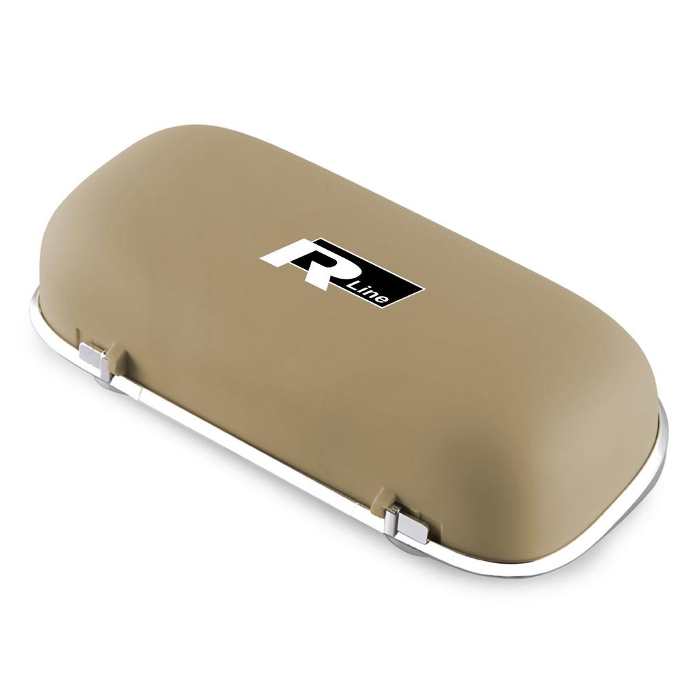 T301pcs Car Visor Sunglasses Glasses Holder Clip Box Accessories Valve Cap For Volkswagen MK6 Golf Rline GTI Touareg GTD CADDY Bora
