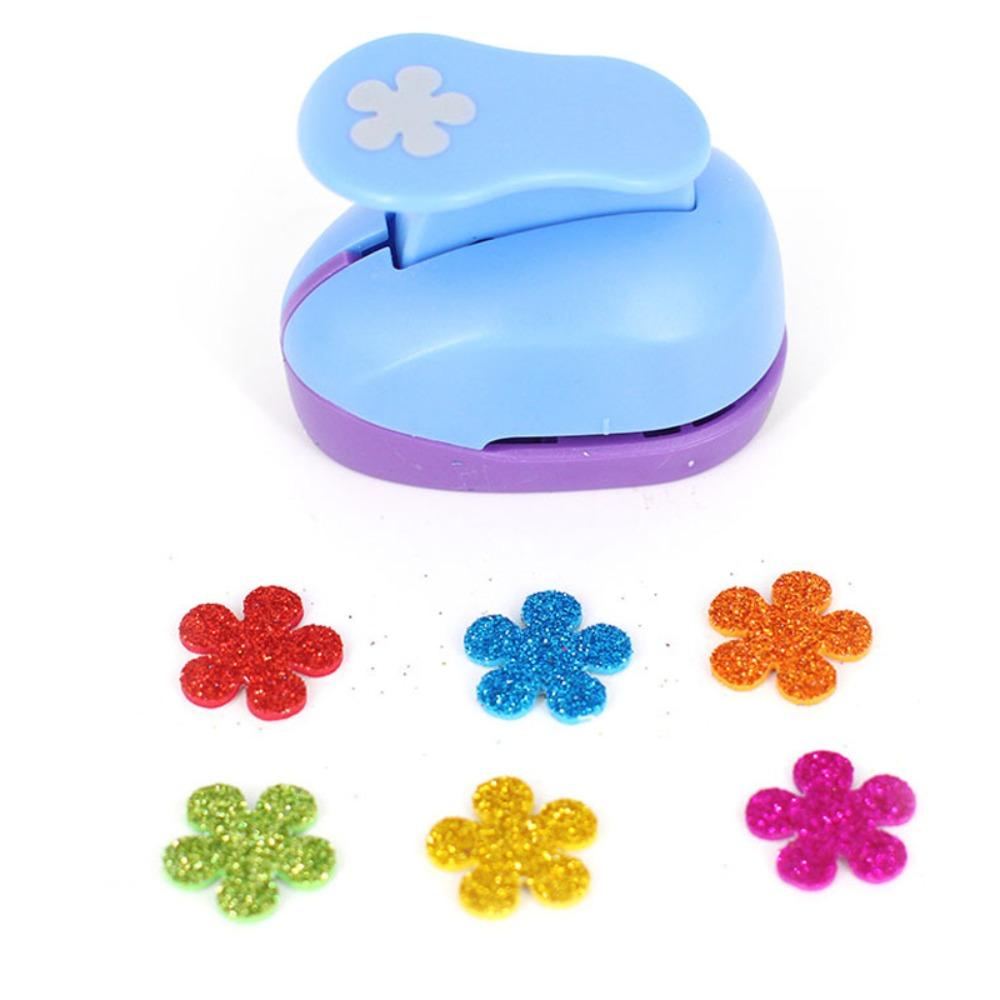 Different Shapes Paper Hole Punch Plastic Mini Cutter Creative Multicolored Punch Set  DIY Crafting