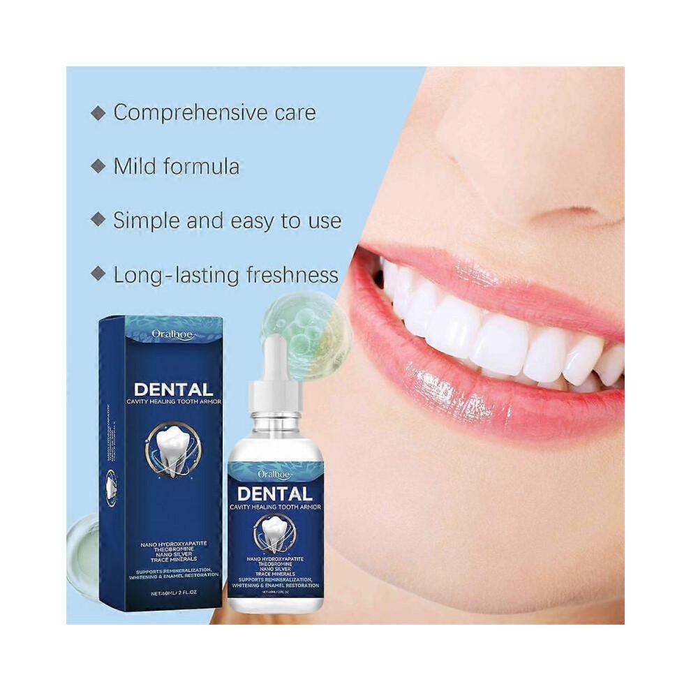 Soluzione per la cura dei denti da 60 ml Dentite Riparazione Carie Scudo Dentale