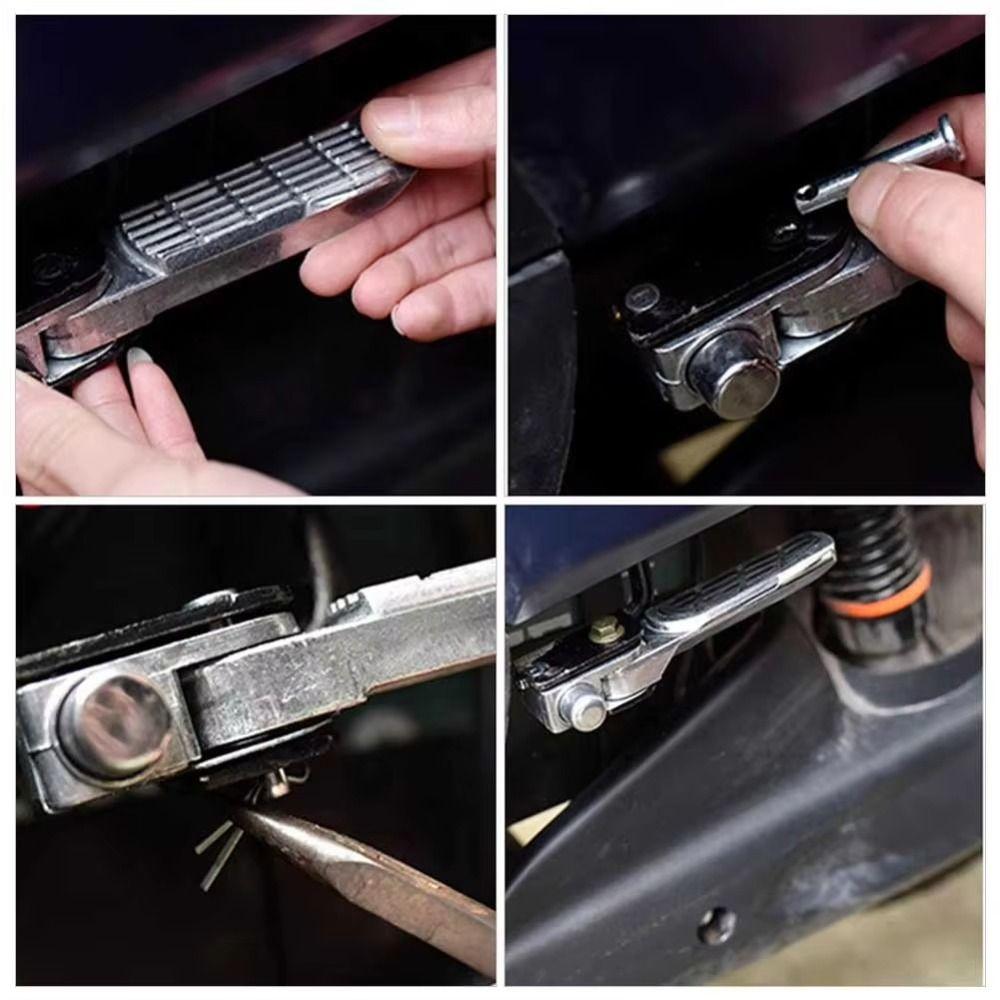 Non Slip Electric Bicycle Pedals Foldable E Bike Foot Rests Motorcycle Foot Pegs Replacement Parts