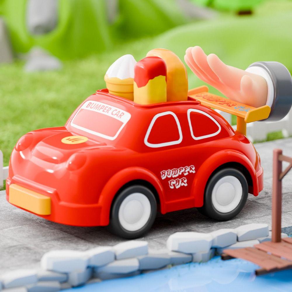 Cartoon Design Pull Back Simulation Car Toy Inertia Power Pull Back Cars Model Christmas Gift