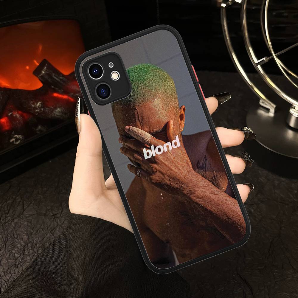 Album F-Frank O-Ocean Rap Matte Transparent Phone Cover For IPhone Case 16 15 14 13 12 11 Pro Max X XS Max Plus
