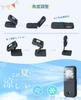 Kemolpo Handy Fan with Cooling Plate High Cooling Design Smartphone 5 Airflow 6000mAh Long Battery Life USB Angle with Heat Relief 2026 Airflow,