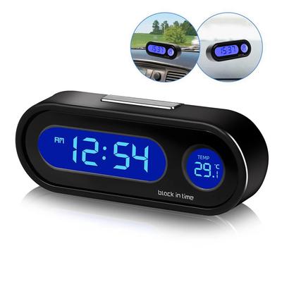 Auto Digitaluhr Mini Elektronische Uhr Automotive Dashboard Zeit Thermometer Automobil Leucht Uhr Fahrzeuge Zubehör