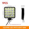 48W Car LED Worklight - MINI 16SMD Round Square 12V Fog Lamp for ATV SUV Off-Road Spotlight