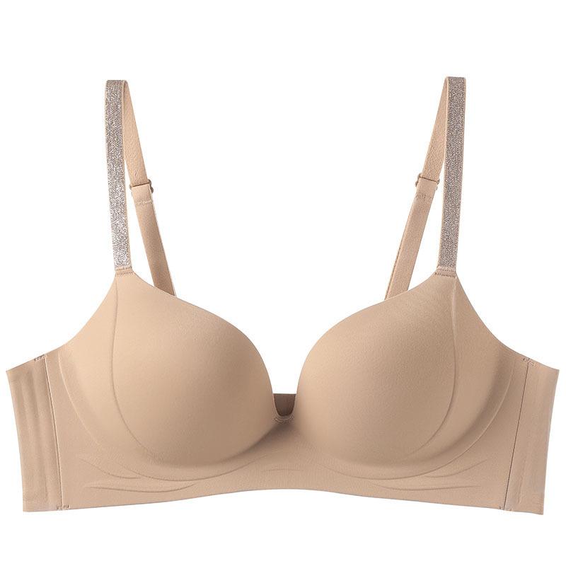 The Natal Year Gathers Non-marking Steel-rimmed Underwear with Small Breasts and Large Cups. The New Bra Cover with Naked and Smooth Surface
