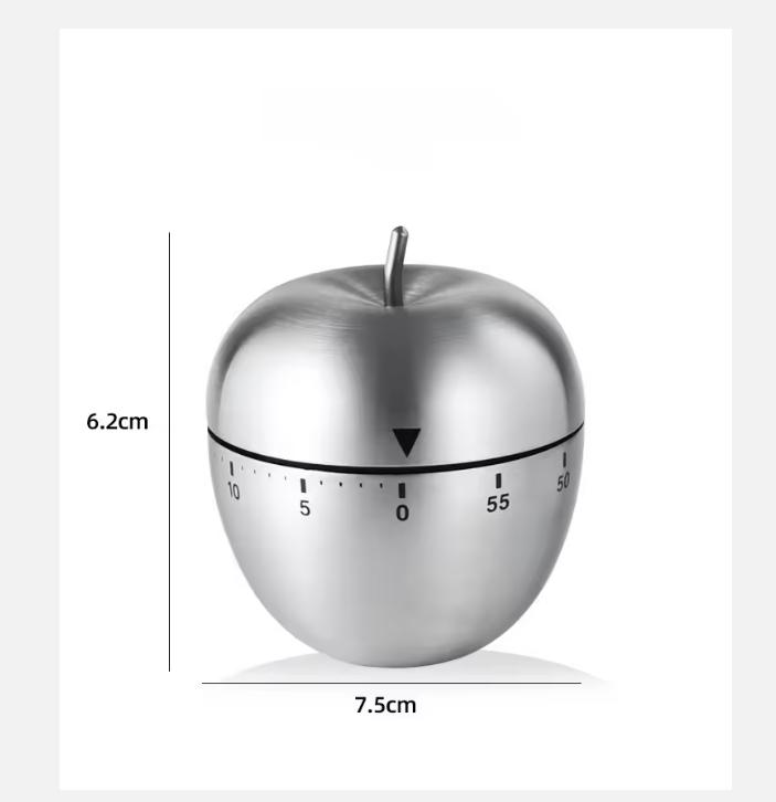 2025 Creative Kitchen Mechanical Timer Egg Timer 60 Minutes Student Timing Baking Cooking Reminder