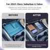 Center Console Organizer for 2025 Chevy Suburban/Tahoe Middle Center Console Armrest Storage Box Tray Interior Car Accessories