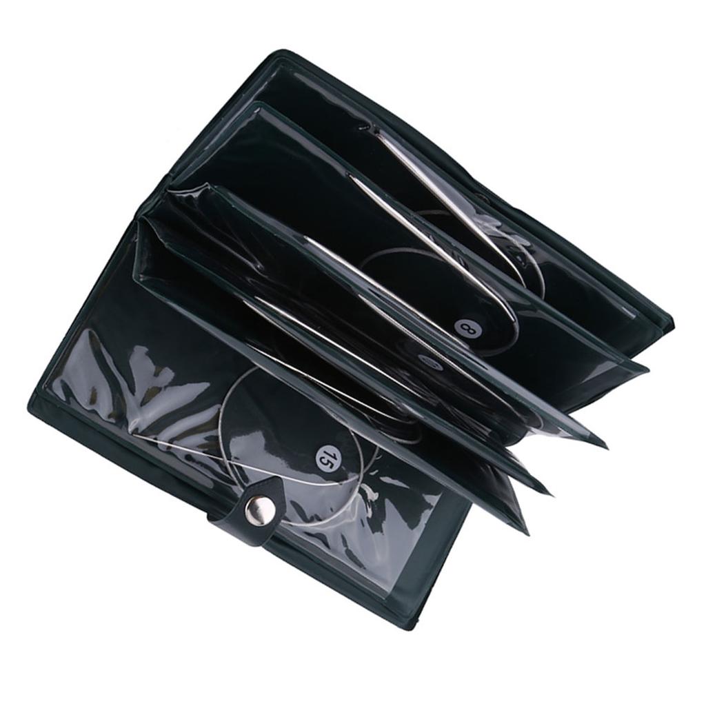 11pcs Steel Stainless Circular Needle Knitting Tools Crochet Craft Accessories 31.5   (80cm)