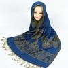 Spring and Autumn Jacquard Polyester Shawl Decorative Long Scarf Women's Large Size Scarf Two Tassel Headscarf