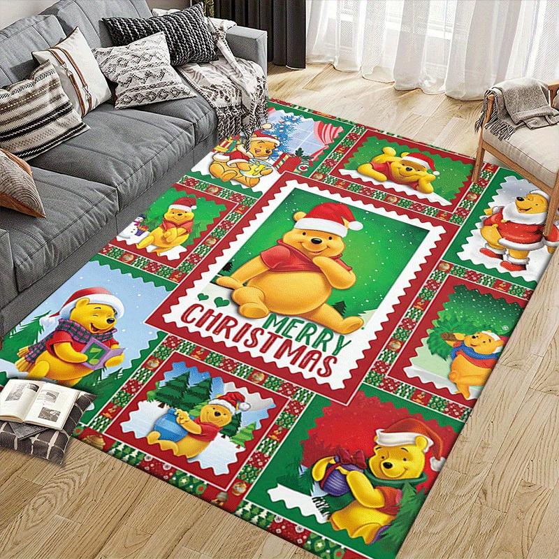 1pc Winnie-the-Pooh Carpet Area Rug, Bedroom, and Playroom Durable, Stain-Resistant, and Easy To Clean, Living Room