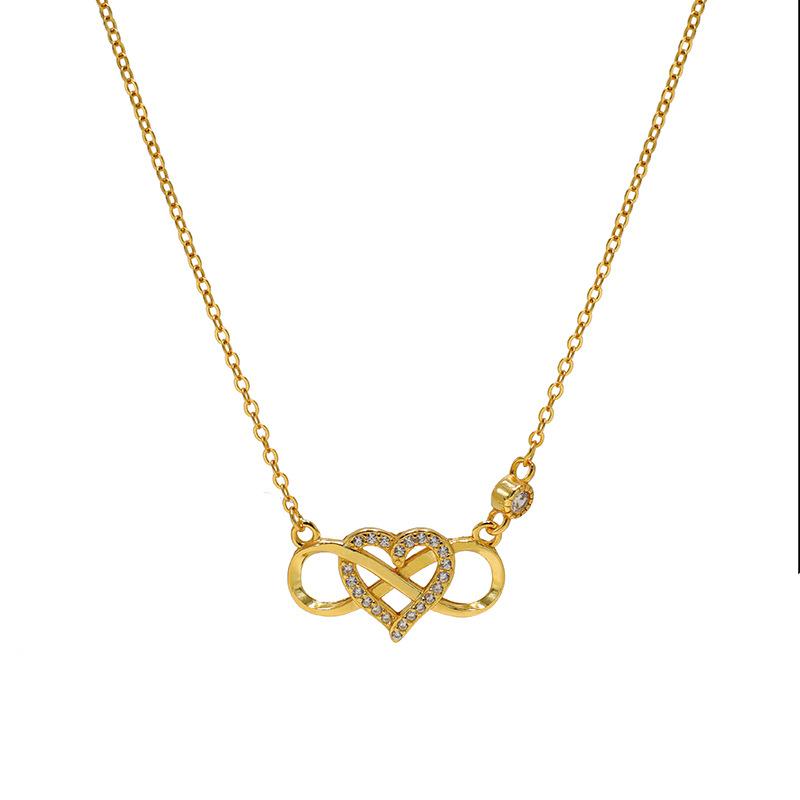 Jewelry Factory Personalized Non-Fading Necklace Stainless Steel Custom Unlimited Symbol Love Collarbone Chain Female